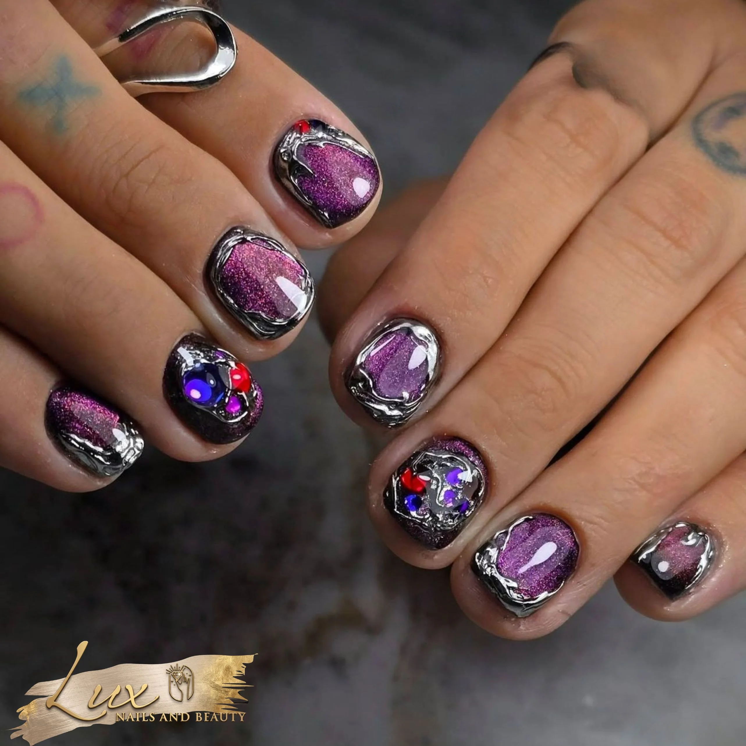 Ladies nails art
